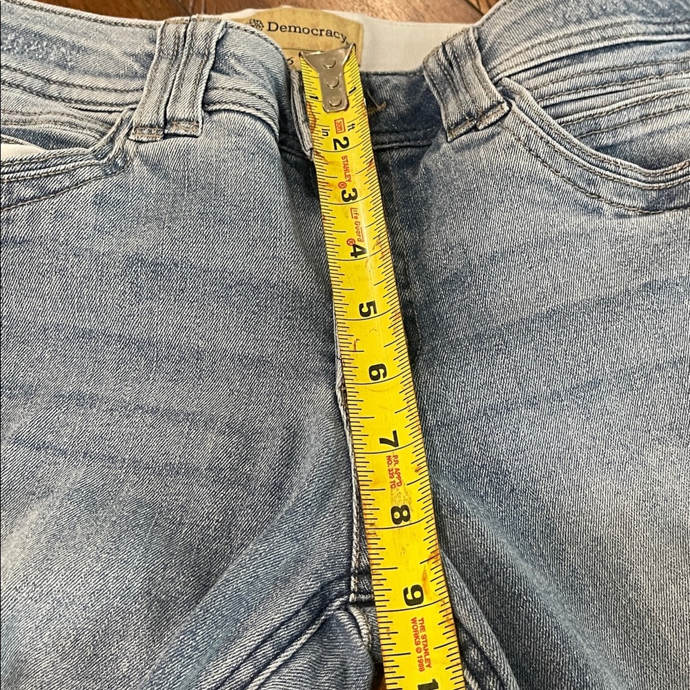 Democracy Ab Technology light wash blue denim size 6 - Picture 13 of 15